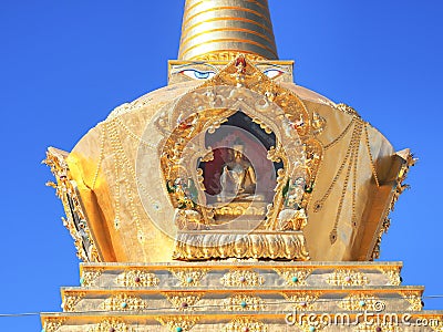 YARCHEN GAR, THE WORLDÂ´S SECOND BIGGEST BUDDHIST SCHOOL IN SICHUAN, CHINA Stock Photo